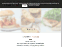 Tablet Screenshot of instantpot.com